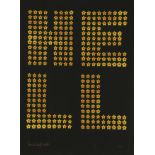 Ben Eine (B.1970) Hell Signed & Dated In Gold Coloured Pencil Ben Eine-2008' Numbered '196/250' R...