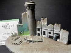 Banksy Walled Off Hotel Palestina Hand Paitend Sculture With Invoice