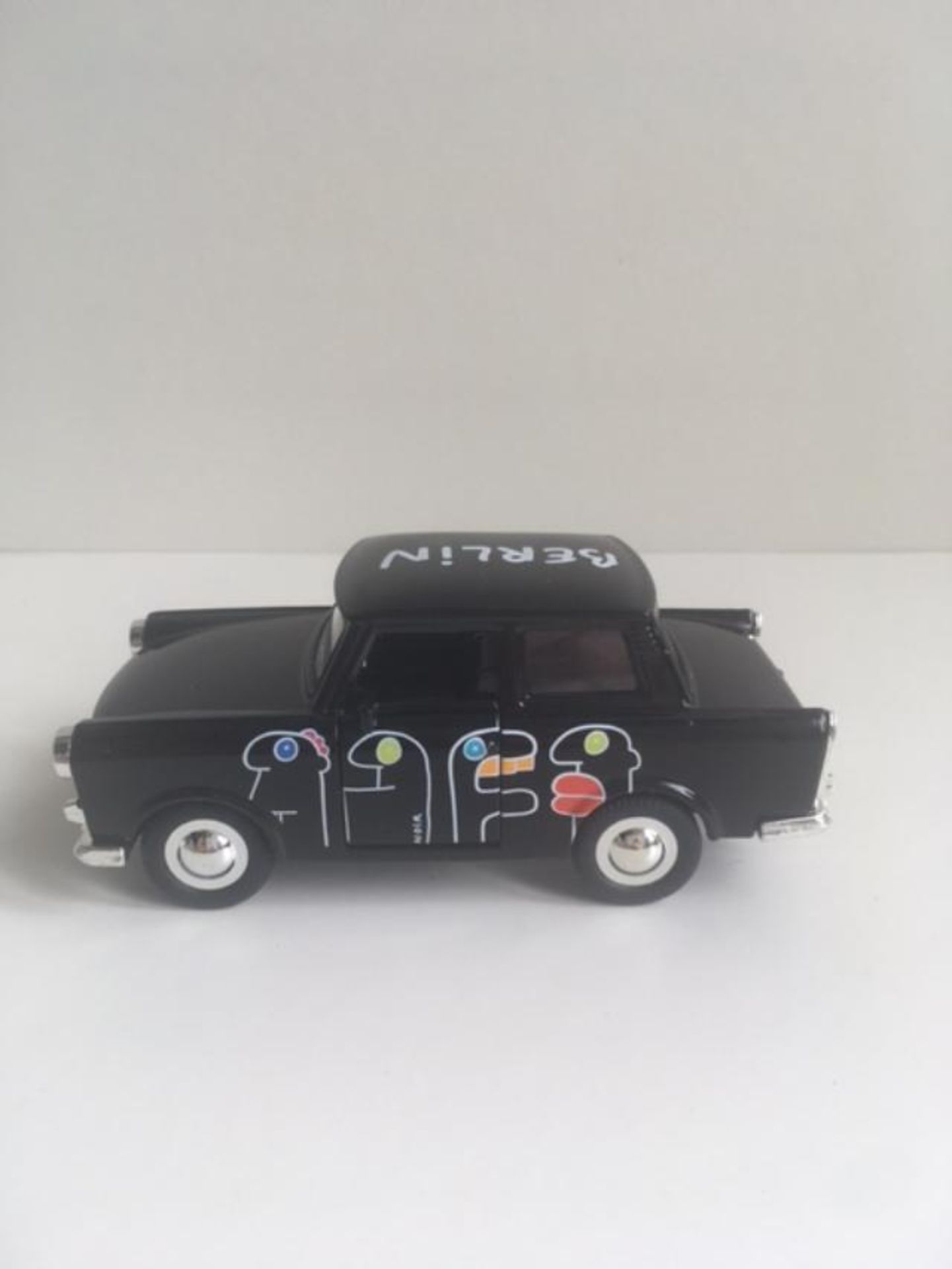 Thierry Noir (B.1958) Black ‘Heads’ Berlin Trabant Car In Colours By Thierry Noir, 1994, Sold Out - Image 19 of 21