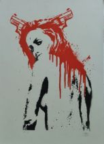 Nick Walker (B 1969) 38 Pigtails, Artists Proof, Signed, Limited Edition, Screen Print On Card, 2...