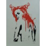 Nick Walker (B 1969) 38 Pigtails, Artists Proof, Signed, Limited Edition, Screen Print On Card, 2...
