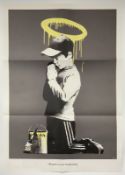 Banksy (B 1974-)'Forgive Us Our Trespassing', Original Double-Sided Poster and Don't Panic Pack 2...