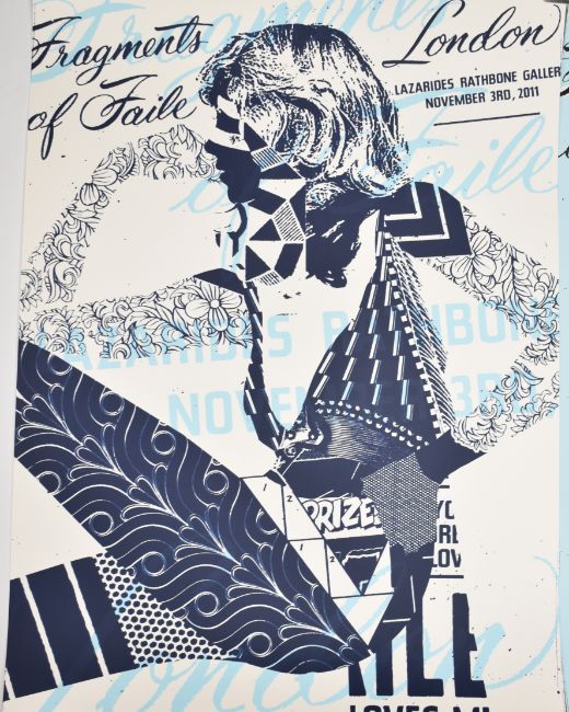 Faile (B 1975 & 76) ‘Fragments of Faile II’ Screen Print For The Exhibition, Lazerides Gallery, 2...