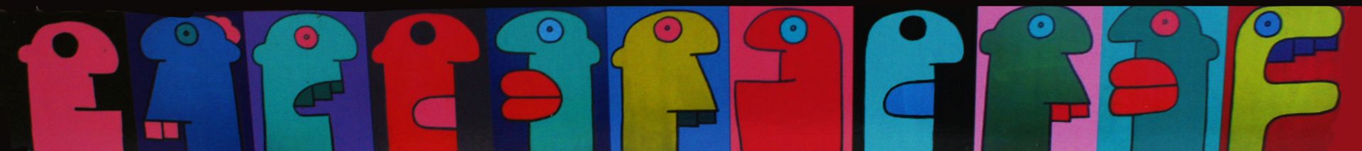 Thierry Noir (B.1958) Black ‘Heads’ Berlin Trabant Car In Colours By Thierry Noir, 1994, Sold Out - Image 7 of 21