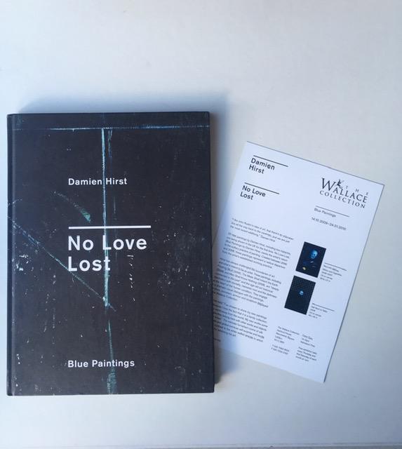 Damien Hirst (B 1965) No Love Lost, Blue Paintings & Gallery Exhibition Card, 1st Edition, 2008 - Bild 2 aus 14