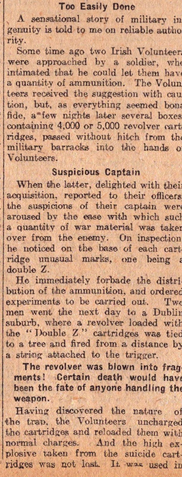 Irish War of Independence News Reports Black & Tans, Hunger Strikes 1920-5. - Image 6 of 7