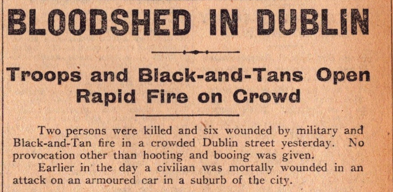 Irish War of Independence News Reports Black & Tans, Hunger Strikes 1920-5. - Image 5 of 7