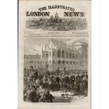 Fenian Prisoners Brought to Mountjoy Prison Antique Print 1867.