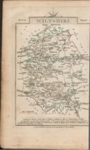 John Cary’s 1791 Antique Copper Engraved Map Westmorland & Wiltshire.