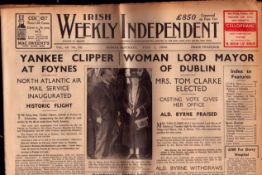 Complete Edition the Weekly Irish Independence 1st July 1939 Newspaper.