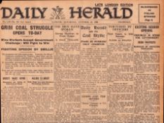 Irish War of Independence News Reports Black & Tans, Hunger Strikes 1920-6.