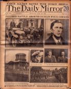 Irish Civil War Antique Rare Newspaper Irish the Battle Of Dublin Rare Reports & Images.
