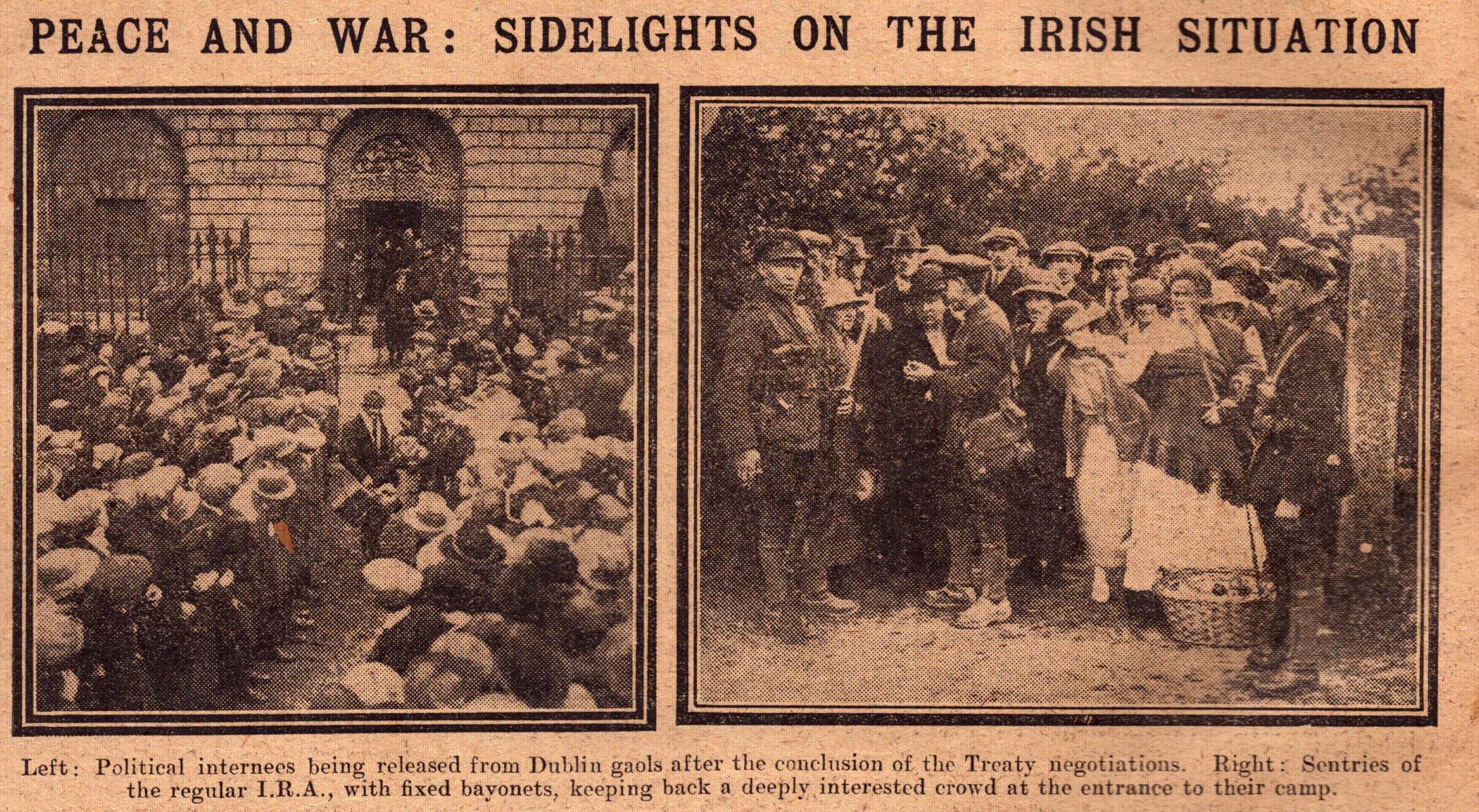 Irish Civil War Antique Rare Newspaper Irish the Battle Of Dublin Rare Reports & Images. - Image 8 of 11