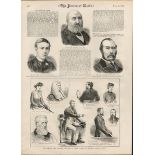 Fenian Phoenix Park Murders Sentenced To Death Antique 1883 Print