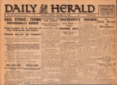 Irish War of Independence News Reports Black & Tans, Hunger Strikes 1920-15.