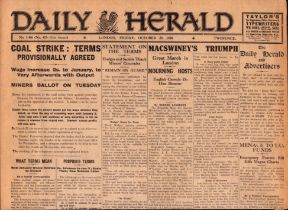 Irish War of Independence News Reports Black & Tans, Hunger Strikes 1920-15.