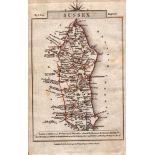 Sussex John Cary’s 1792 Antique George III Coloured Engraved Map.