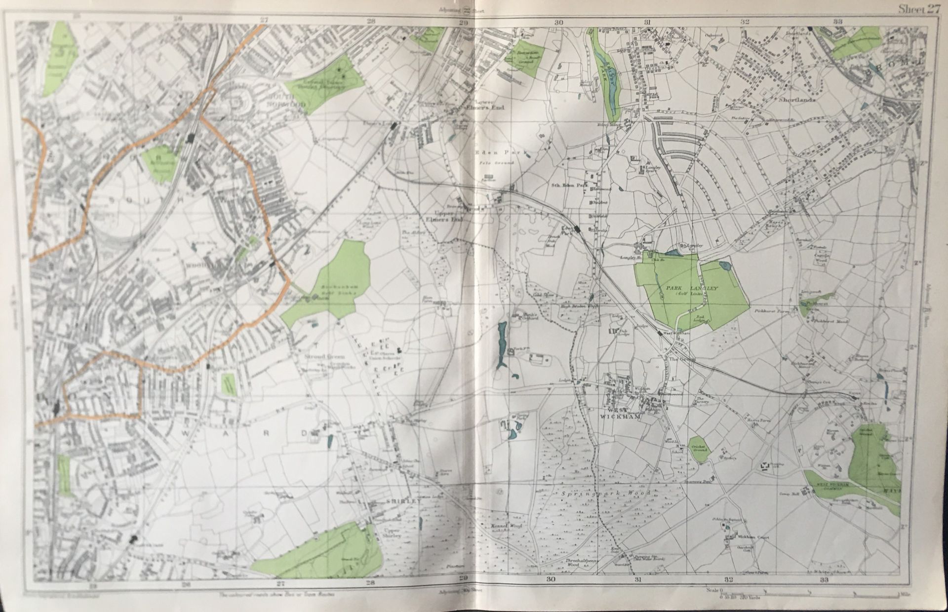 Collection 9 Vintage George Bacon London & Suburbs Large Scale Maps - Image 5 of 9