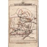 Monmouthshire John Cary’s 1792 Antique George III Coloured Engraved Map.