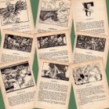 Collection Of 12 Rare Irish Fairy Tales Arthur Rackham Illustrated Prints.