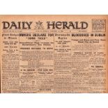 Irish War of Independence News Reports Black & Tans, Hunger Strikes 1920-5.
