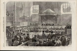 Fenian Irish Brotherhood Prisoners Being Tried Special Court Dublin 1867.