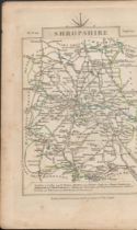 John Cary’s 1791 Antique Copper Engraved Map Shropshire & Rutlandshire.