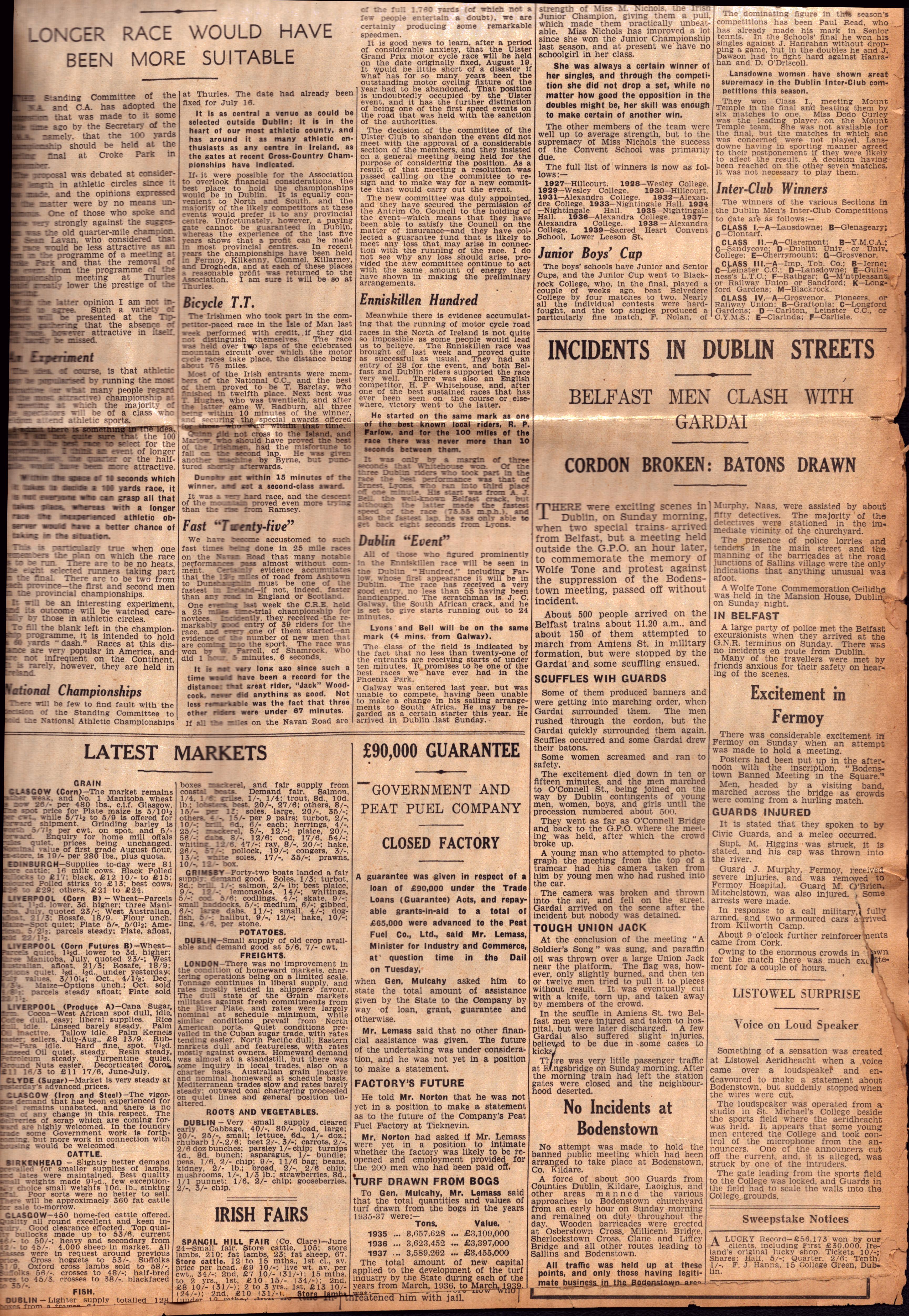 Complete Edition the Weekly Irish Independence 1st July 1939 Newspaper. - Bild 5 aus 6