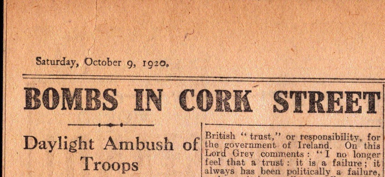 Irish War of Independence News Reports Black & Tans, Hunger Strikes 1920-7. - Image 5 of 6