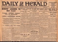 Irish War of Independence News Reports Black & Tans, Hunger Strikes 1920-9.