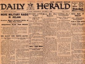 Irish War of Independence News Reports Black & Tans, Hunger Strikes 1920-2.