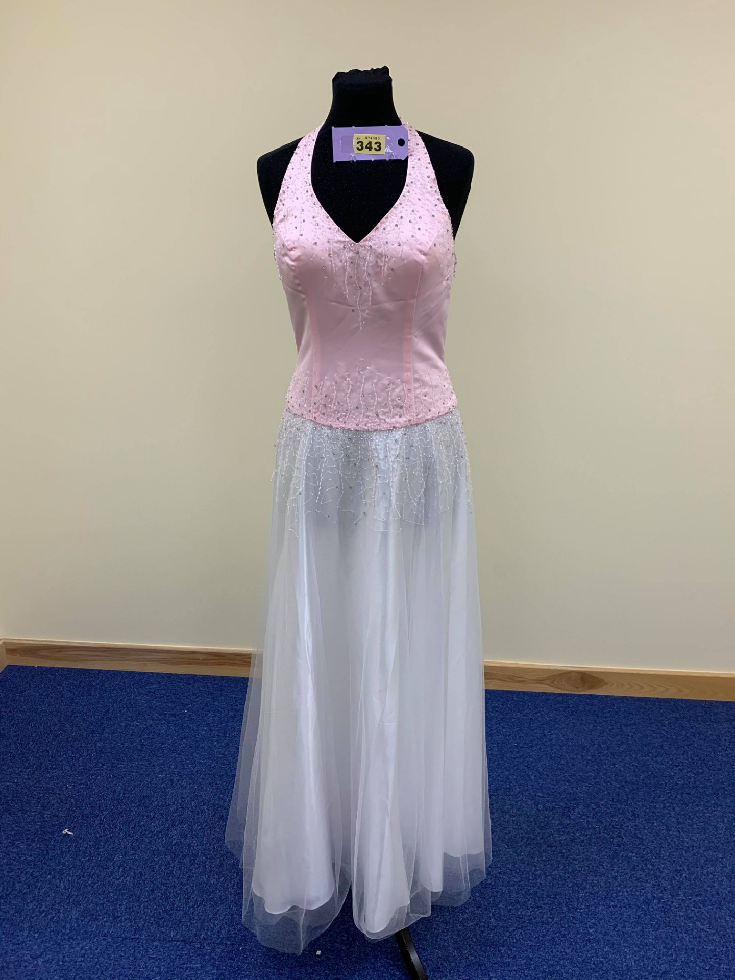 Selection of 5 Prom Dresses Various Sizes and Colours - Image 17 of 26