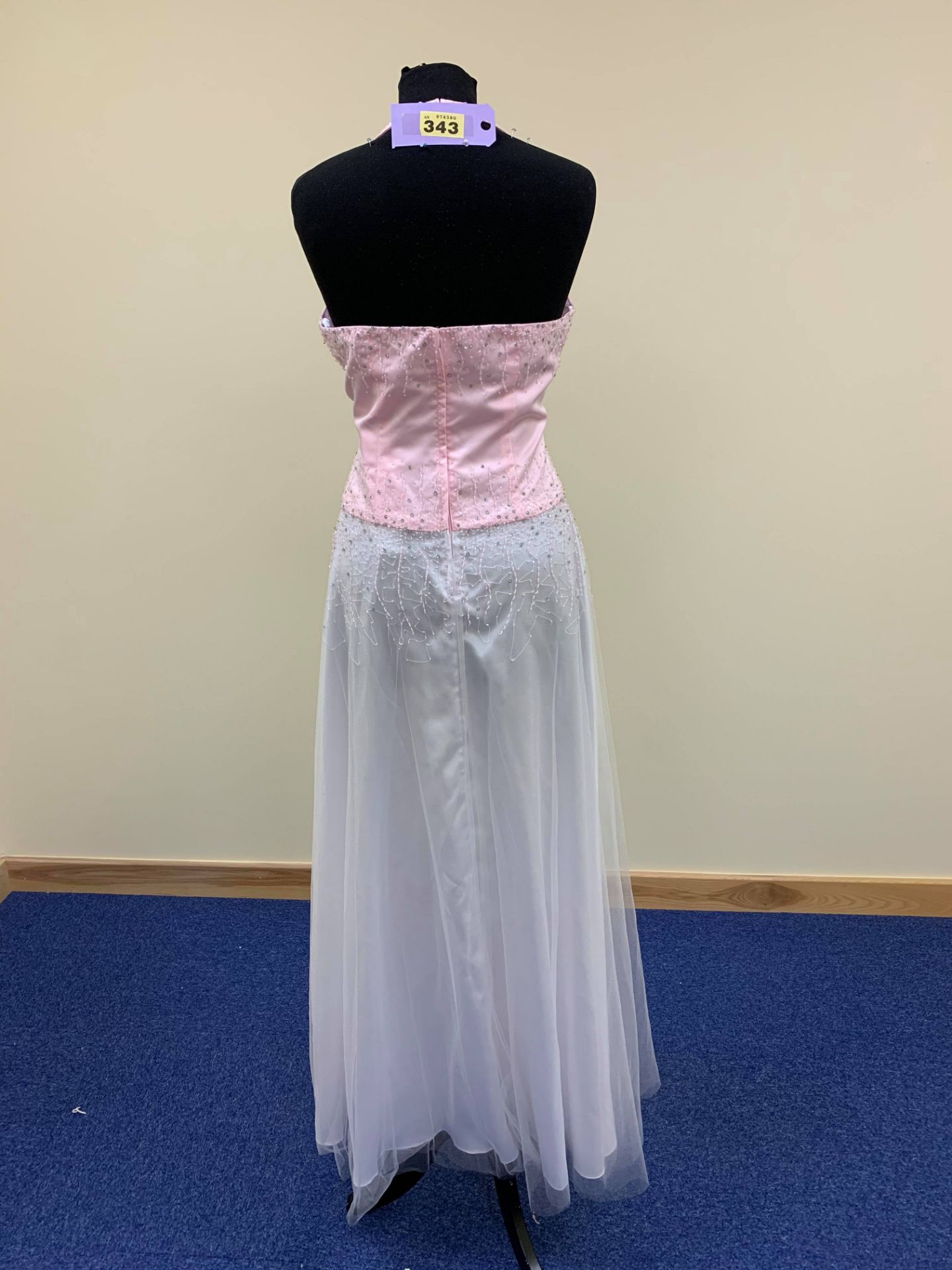 Selection of 5 Prom Dresses Various Sizes and Colours - Image 10 of 26