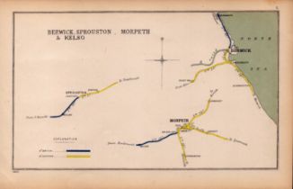 Berwick Sprouston Morpeth & Kelso Antique Railway Diagram-6.