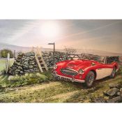 Austin Healey 3000 1960's Iconic Metal Wall Art