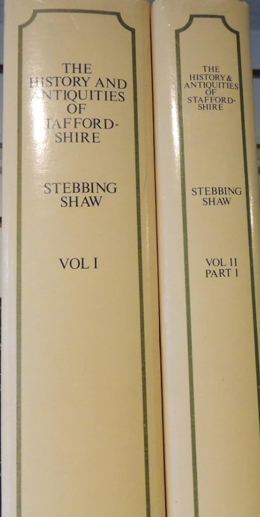 2 Volume Set The History and Antiquities of Staffordshire 1976 Stebbing Shaw. - Bild 2 aus 13