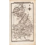 Cambridgeshire Antique Copper Engraved George IV Map by Sidney Hall.