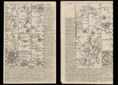 Bowen 290 Yrs Old Detailed Road Map Hereford, Ludlow, Shrewsbury.