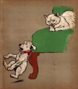 Cecil Aldin Antique 1909 Rough Haired Terrier “Pickles” Dog Illustration-14.