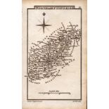 Northamptonshire Antique Copper Engraved George IV Map by Sidney Hall.