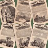 Illustrated London News Victorian Collection 12 Antique 1852 Newspapers.