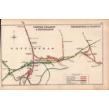 Clifton Colliery Colwick Nottingham Antique Railway Diagram-144.