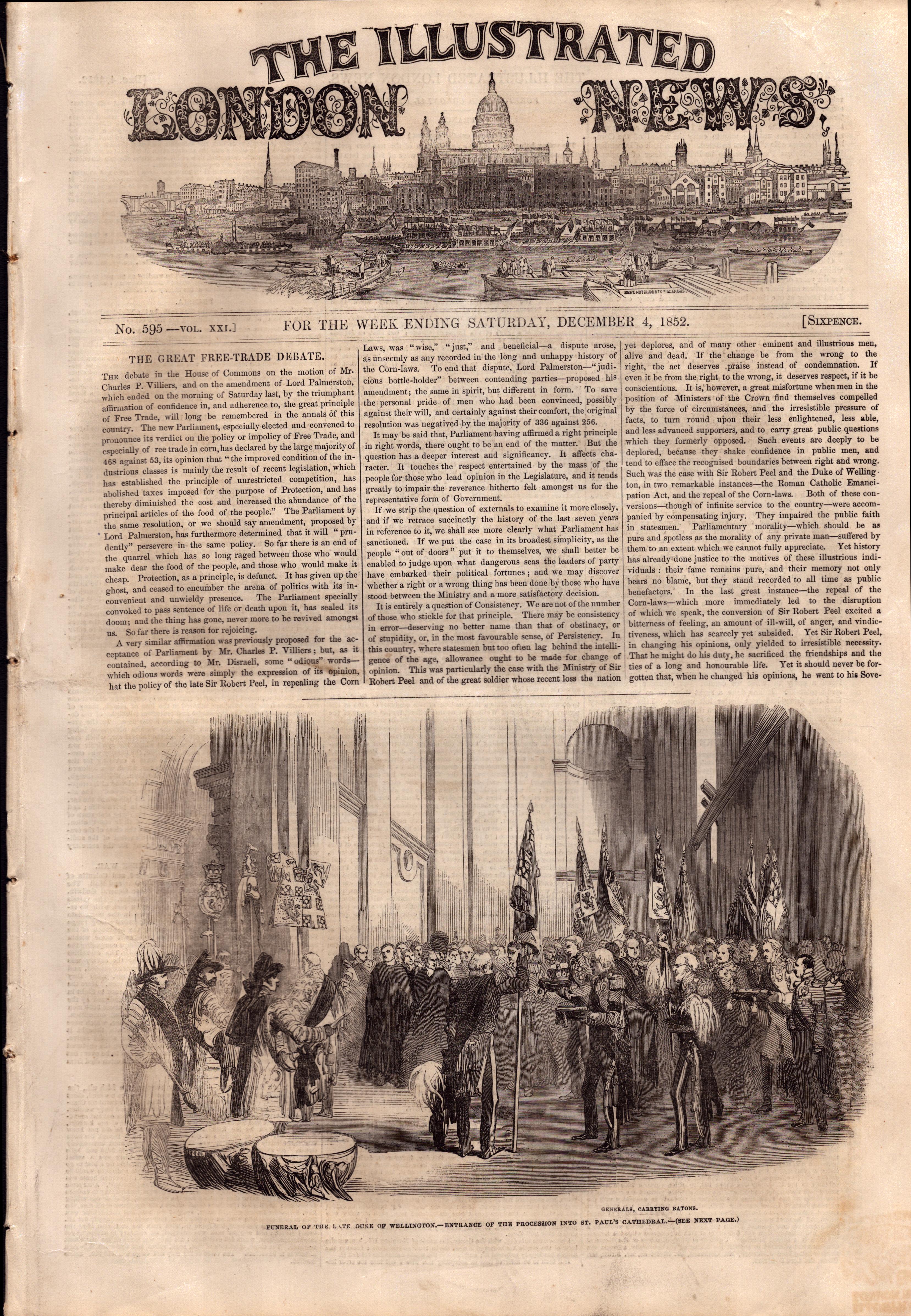 Illustrated London News Victorian Collection 12 Antique 1852 Newspapers. - Bild 13 aus 15