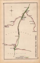 Kentish Town Finsbury Pk Tottenham London Antique Railway Diagram-112.