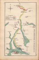 Craigendoran & Crianlarich Scotland Antique Railway Junction Diagram-137.