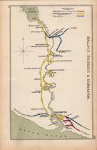 Dumbarton Balloch Scotland Antique Railway Junction Diagram-140.