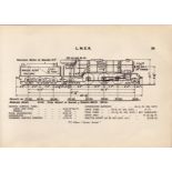 l.N.E.R. Railway Green Arrow Detailed Drawing Diagram 85 Yrs Old Print.