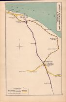 Cromer, North Walsham ,Runton Antique Railway Diagram-153.