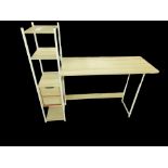 3 Shelf 2 Drawer Office Desk