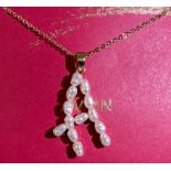 10 x Avon New Mercer Initial Necklace